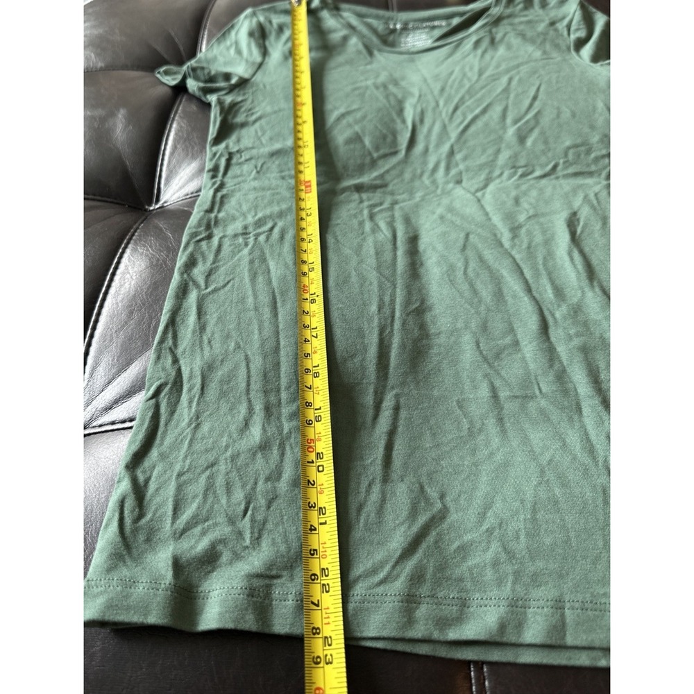 Majestic Filatures Size2/ Small Tee Deluxe Soft Touch Crewneck T-shirt Malachite - Picture 4 of 9